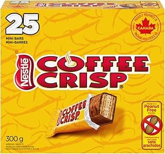 Coffee Crisp NESTLÉ Mini COFFEE CRISP Chocolate Bars, 25pcs, 300g {Made in Canada}