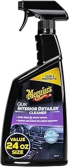 Meguiar's Quik Interior Detailer - Perfect for Car Interior Detailing - Quick and Easy Cleaning that's Safe on Plastic, Vinyl, Leather and More - Car Interior Cleaner and Protectant - 24 Oz