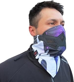 Grace Folly Half Face Mask for Cold Winter Weather. Use this Half Balaclava for Snowboarding, Ski, Motorcycle. (Many Colors)