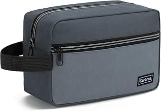 Travel Toiletry Bag - Small Toiletry Bag for Men Skincare Bag for Toiletries Accessories Gifts - Grey