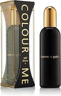 COLOUR ME Gold Femme Perfume for Women. 100ml Eau de Parfum. Luxury Fragrance - Ladies Perfume, Long Lasting Womens Perfumes by Milton-Lloyd