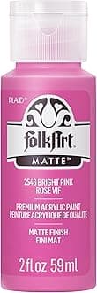 FolkArt Acrylic Paint in Assorted Colors (2 Ounce), 2546 Bright Pink