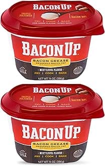 Bacon UpⓇ Bacon Grease for Outdoor Deep Frying, Fish Frying, and Cooking Chicken Wings