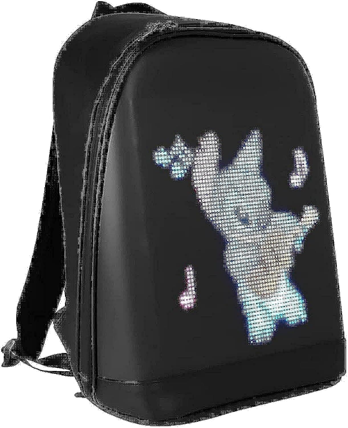 CRONY T2 Ad Led Display Backpack Light Screen Waterproof Smart Back Packs Bag Led Display Backpack With Led Screen