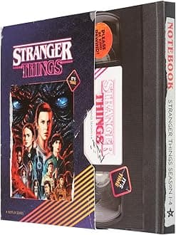 Grupo Erik A5 Notebook Hardback - Stranger Things Merchandise | Bullet Journal Dotted Note Book, Dotted Notebook A5 Sketchbook | Stranger Things Gifts Under 15 Pounds