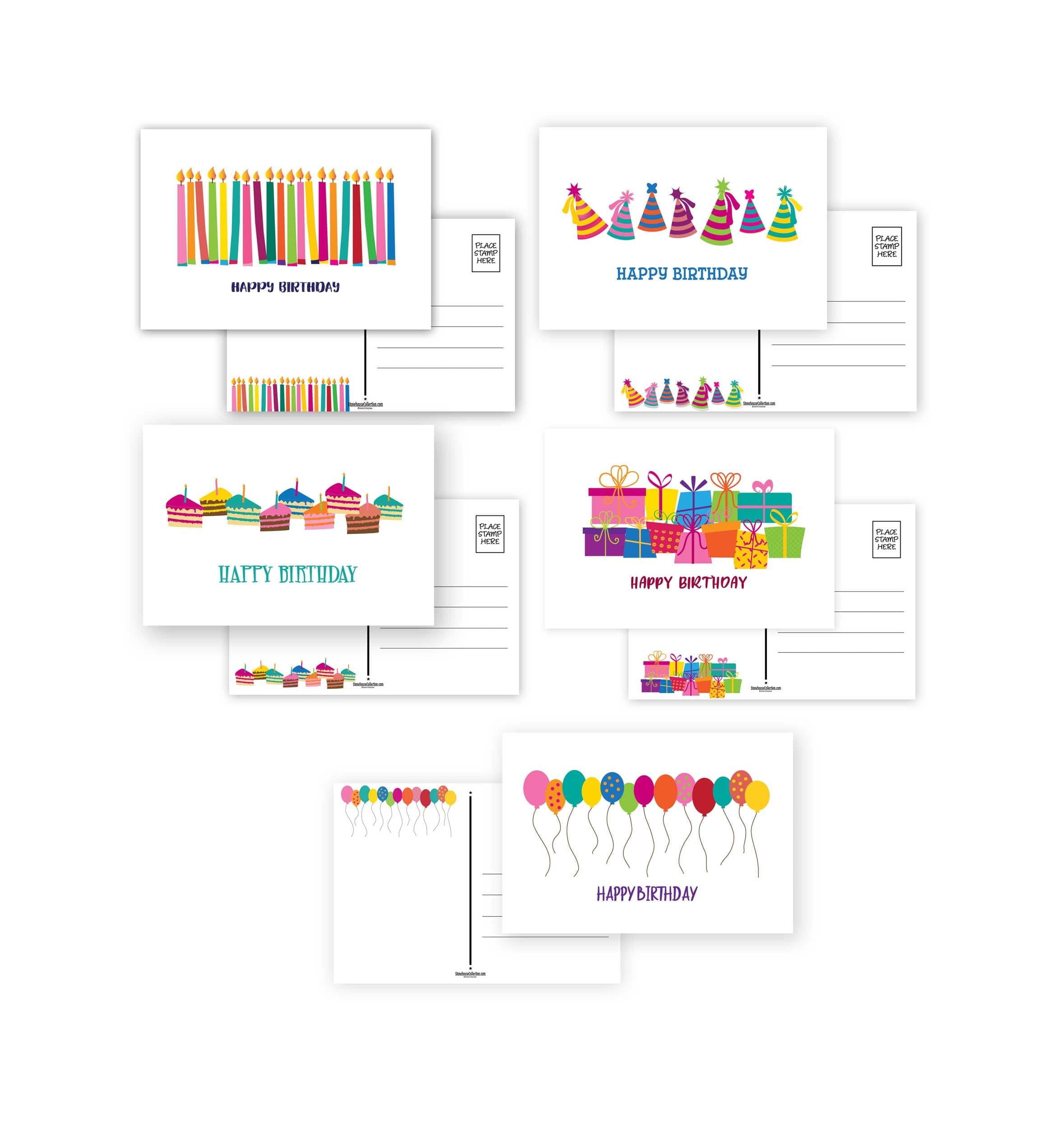 Happy Birthday Postcards