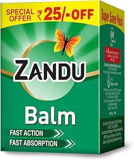 Zandu Balm Powerful Ayurvedic Relief from Pains 25ml - 1 Pack