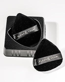 Blend & Snap Mini Makeup Sponge (2 pack) – Small Makeup Blender for Concealer, Contour & Under Eyes | Use Dry | Soft, Reusable, Travel-Friendly Precision Blender