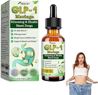 HHVB GLP-1 Moringa Health Boost Drops,Fast and Easy to use,Supplement for Women & Men (1)