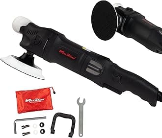 M1000 Rotary Polisher | 1000W Motor, 5” Backing Plate, 6-Speed, 5/8” Thread | Auto, Boat & Marine Detailing Buffer for Paint Correction, Swirl & Scratch Removal, Glossy Finish