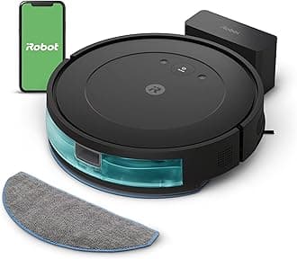 Roomba Combo Robot Vacuum & Mop (Y0110) - Easy to use, Power-Lifting Suction, Vacuums and mops, Multi-Surface Cleaning, Smart Navigation Cleans in Neat Rows, Self-Charging, Alexa