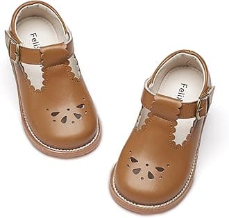 Felix & Flora Toddler Little Girl Mary Jane Dress Shoes - Ballet Flats for Girl Party School Shoes