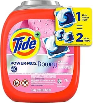 Tide Power BIG-SIZE PODS With Downy, Liquid Laundry Detergent Pacs, April Fresh (3.5Kg 79 Pacs)
