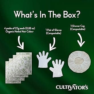 CULTIVATOR'S Henna Fair Trade 100% Organic Hair Colour - Vegan