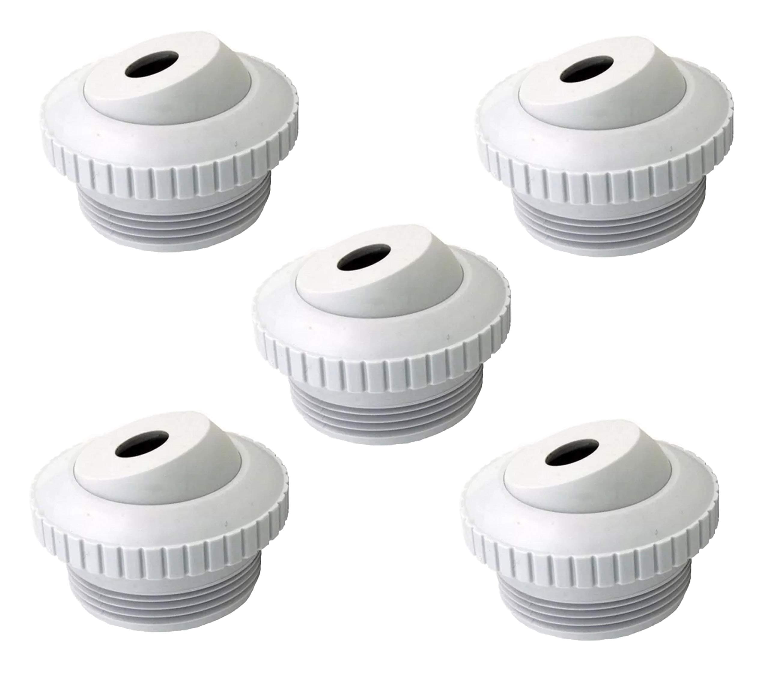 PoolSupplyTown Pool Spa 1/2" Opening Hydrostream Return Jet Fitting SP1419C with 1-1/2" Inch MIP Thread Replacement for Hayward SP1419C (5 Pack)