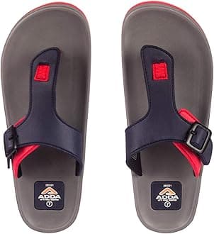 ADDA Men's Olive Green Flip-Flop