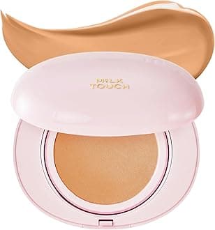 milktouch Cushion Foundation, 24H Flawless Skin, Radiant Shine, No Oxidation, Long-Lasting, Non-Creasing, 60% Hydrating Skincare Infused Korean Foundation (26N Latte)