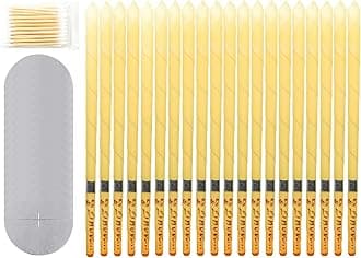 20PCS Candle Drip Protector,20piece Earwax Removal, Ear Cleansing Tool Set