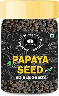 EDZZEL Papaya Seeds 1 Oz / 28.34 Gram (Set Of 1)