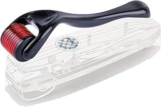 1.5mm Derma Roller for Face and Skin Care, 540 Needles Skin Care Facial Needle Face Roller, Beard Roller for Beard Growth, Hair Growth Roller, Face Derma Roller for Women Home Use (1.5mm)