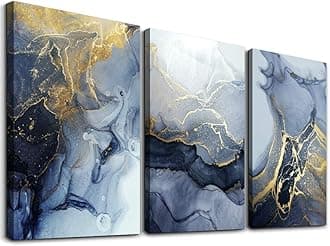 Abstract Wall Decor For Living Room Bedroom Wall Art Paintings Abstract Ink Painting Wall Artworks Hang Pictures For Office Decoration, 20x28inch/Piece, 3 Panels Bathroom Home Decorations Posters