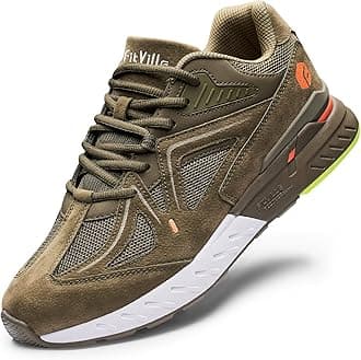 FitVille Extra Wide Walking Shoes for Men Wide Width Sneakers for Flat Feet Heel Pain Relief - Rebound Core