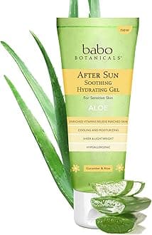 Babo Botanicals - After Sun Soothing Hydrating Gel for Sensitive Skin Cucumber & Aloe - 8 fl. oz.