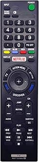 INTECHINGRMT-TX100U TV Remote Control for Sony KDL-50W800C, KDL-50W850C, KDL-55W800C, KDL-55W850C, KDL-65W800C, KDL-65W850C, KDL-75W800C, KDL-75W850C, XBR-43X830C, XBR-49X800C, XBR-49X830C