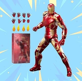 MK43Ironman Action Figure-7 Inch Deluxe Painting Exquisite Collection Movable Model Gift (MK XLIII)
