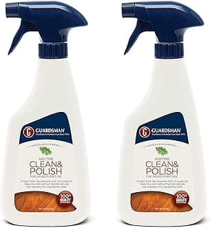 Guardsman Clean & Polish For Wood Furniture - Woodland Fresh - 16 oz Spray - Silicone Free, UV Protection - 461100 Pack of 2