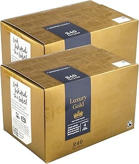 480 Luxury Gold Tea Bags, Full Bodied Blend, Strength 4, Compostable, 1.5kg