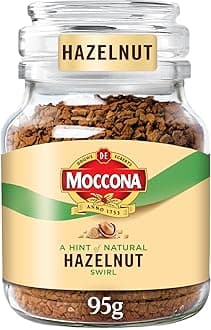 Moccona Freeze-Dried Instant Coffee 95 Grams (Imported from Australia) (Hazelnut)