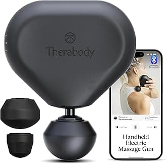 - Mini (3rd Generation) by Therabody – Ultra-Portable Massage Gun and Travel Essential for Fast, Effective Pain and Tension Relief Anywhere (Black)