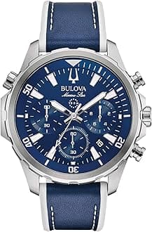 Men's Marine Star Series B Stainless Steel 6-Hand Chronograph Quartz Watch, 100M