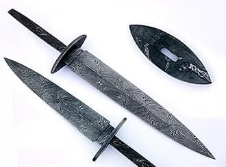 Poshland BB-1694 Handmade Damascus Steel 15 Inches Full Tang Dagger Blank Blade