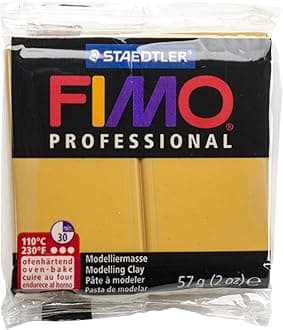 Fimo Professional Oven Hardening Modelling Clay, 57G, Ochre