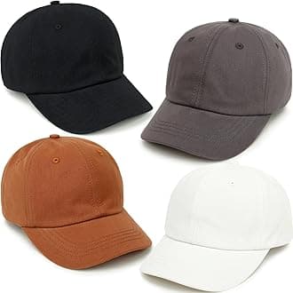 4 Pieces Toddler Baseball Hat Kid Baseball Cap Washed Cotton Adjustable Caps Hats for Boys Girls