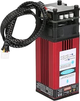 40W Laser Module 450nm Engraving La-ser He-ad High Precision Engraving Metal Wood for Laser Engraving Machine CNC Router Cutting Machine