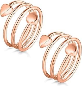 2PCS Copper  Rings  for Women
