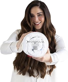 FORMUL-A - Microfiber Hair Towel Wrap - Anti Frizz - Fast Drying - Hair Care - Hair Plopping - Hair Turban - Super Absorbent