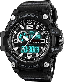 Analogue - Digital Men's Watch (Black Dial Black Colored Strap)