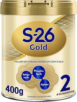 S26 GOLD 2 Stage 2, 6-12 Months follow on Formula for Babies, Tin 400g