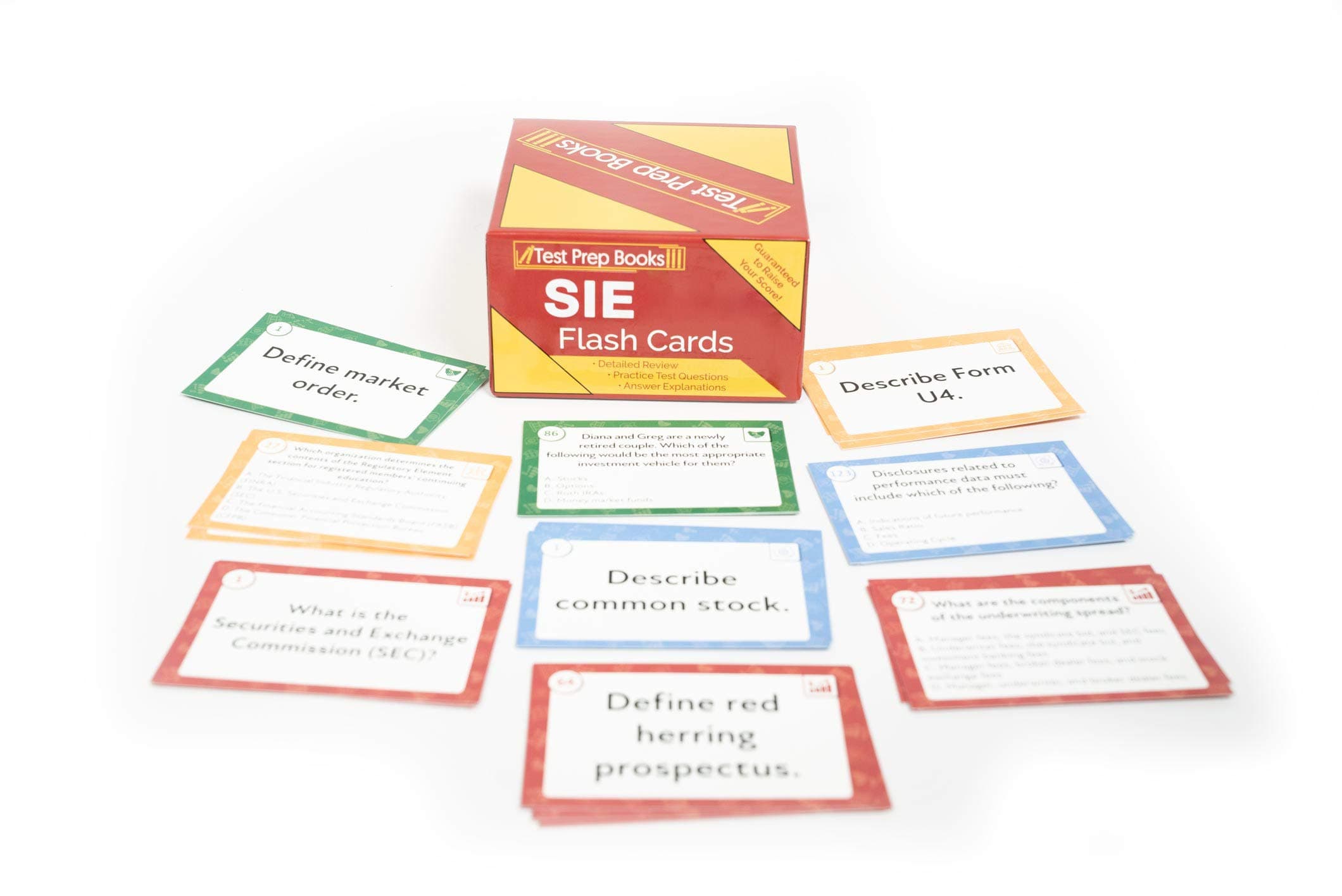SIE Exam Prep Flashcards: SIE Test Prep Study Guide Flash Cards 2022-2023 with Practice Questions for the Securities Industry Essentials Exam [Full Color]