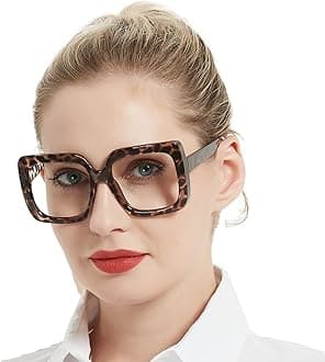 OCCI CHIARI Bifocal Reading Glasses Women Oversized Blue Light Blocking Readers 1.0 1.25 1.5 1.75 2.0 2.25 2.5 2.75 3.0 3.5
