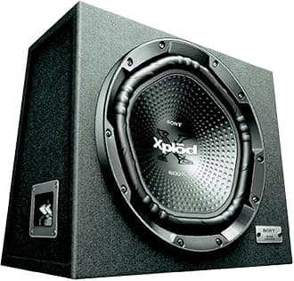 Sony Car Subwoofer XS-NW1202S 30 cm (12 inch) Box Woofer with Shallow Enclosure (Black), Peak Power - 1800W, RMS Power - 420W, Rated Power - 300W