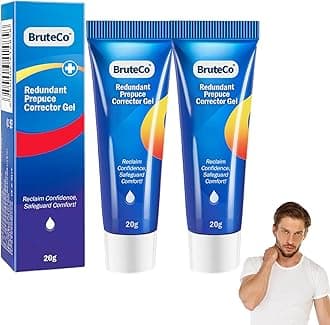 BruteCo Redundant Prepuce Corrector Gel,Correction Gel for Excessive Foreskin,Fast and gentle action (2PCS)