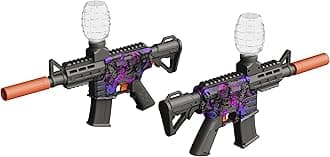 - Small M4A1 Gel Ball Blaster 2 Pack, Full Auto, 140FPS, 90FT, 10RPS, Powerful Splat Gel Gun, Orby Gun for Backyard Games