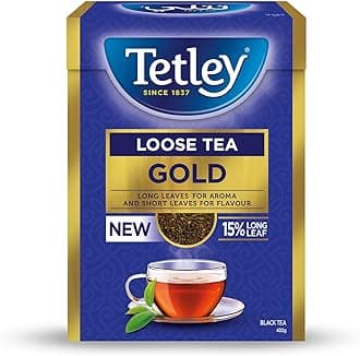 Tetley Black Tea, Gold, Loose 400gm