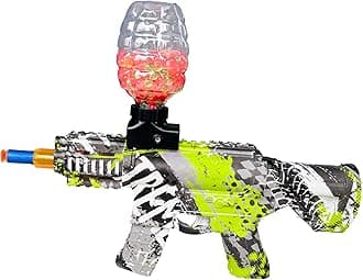 - Camin Gel Blaster Gun | Automatic Ball Shooter | Safe & Non-Toxic | Fun Outdoor Toy for Adults | Electric Operated | Ideal Birthday & Return Gift (M416 PRO, 20K Gel Balls)