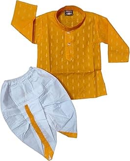 Dhoti Kurta Set for Kids | Pure Cotton Kurta Pyjama Set for Boys